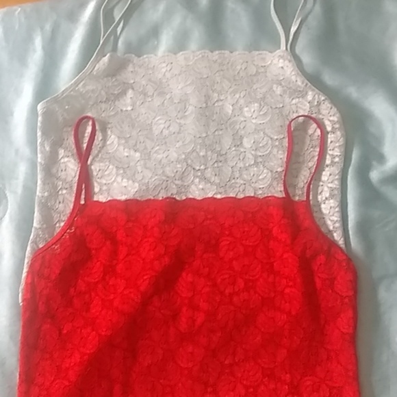 🧜2 Floral Stretchy CropTop size S/M - Picture 2 of 3